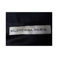 Balenciaga Jas/Mantel Wol in Zwart