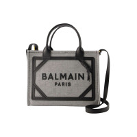 Balmain Handbag Canvas in Black