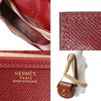 Hermès Nouméa Leather in Red