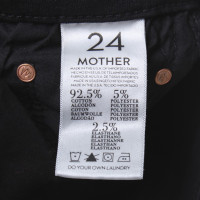 Mother Skinny-Jeans in Schwarz