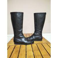 Acne Boots Leather in Black