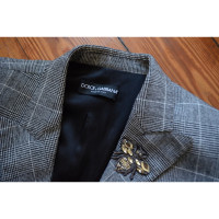Dolce & Gabbana Blazer aus Wolle in Grau