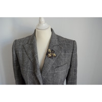 Dolce & Gabbana Blazer aus Wolle in Grau