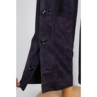 Dior Hose aus Wildleder in Violett