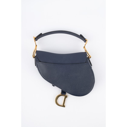 Dior Handbag Leather in Blue