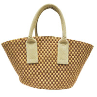 Hermès Handbag Canvas in Brown