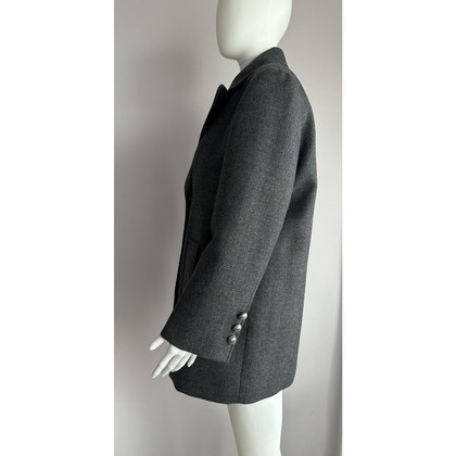Sandro Jacket/Coat Wool in Grey