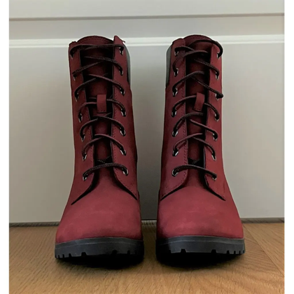 Timberland Ankle boots Suede in Bordeaux