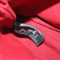 Hermès Bolide aus Canvas in Rot