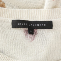 Skull Cashmere T-Shirt mit Print