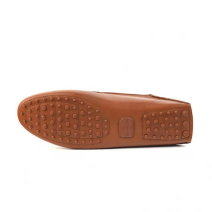 Massimo Dutti Slippers/Ballerinas Leather in Brown