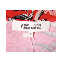 Diane Von Furstenberg Robe en Soie en Rouge