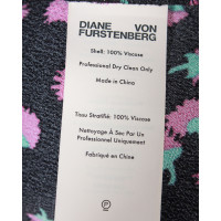 Diane Von Furstenberg Robe en Viscose en Noir