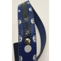 Max Mara Belt Leather in Blue