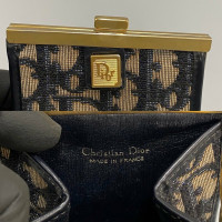 Dior Täschchen/Portemonnaie aus Canvas in Beige