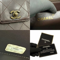 Chanel Matelassée aus Leder in Braun