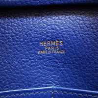 Hermès Plume aus Leder in Blau
