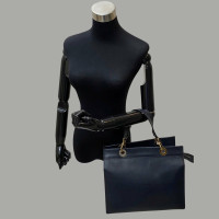 Céline Handbag Leather in Blue