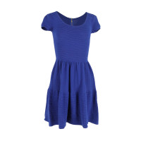 Sandro Kleid aus Baumwolle in Blau