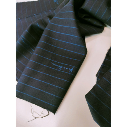Gianni Versace Sjaal Wol in Blauw