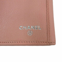 Chanel Sac à main/Portefeuille en Cuir en Fuchsia