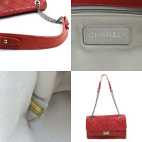 Chanel Matelassée aus Leder in Rot
