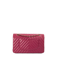 Chanel Flap Bag aus Leder in Rosa / Pink