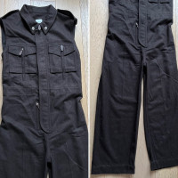 Burberry Jumpsuit Wol in Bruin