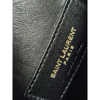 Saint Laurent Shoulder bag Patent leather in Black