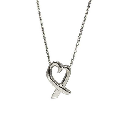 Tiffany & Co. Loving Heart Necklace en Argent en Argenté