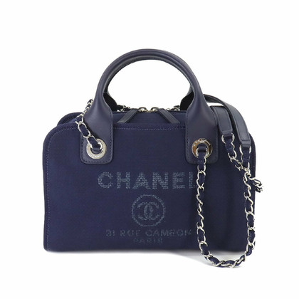 Chanel Deauville aus Canvas in Blau