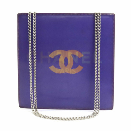 Chanel Tote Bag aus Canvas in Violett