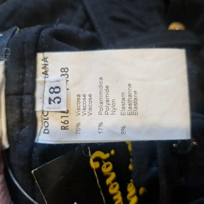 Dolce & Gabbana Hose aus Viskose in Schwarz