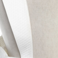 Mugler Kleid aus Baumwolle in Weiß