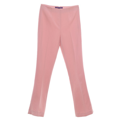 Ralph Lauren Purple Label Paire de Pantalon en Laine en Rose/pink