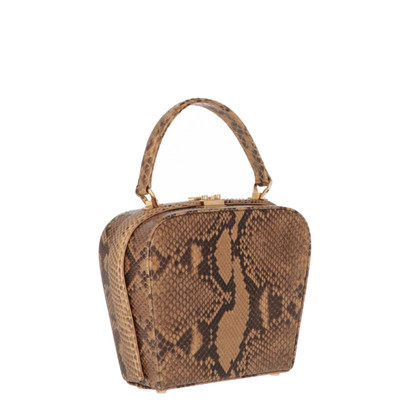 Genny Handbag Leather in Brown