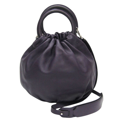 Loewe Handtasche aus Leder in Violett