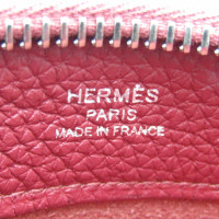 Hermès 24/24 Leer in Rood