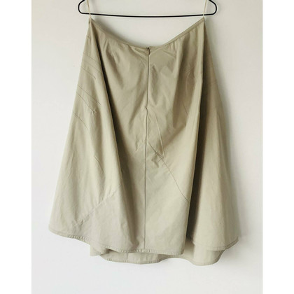 Jil Sander Skirt Cotton in Beige