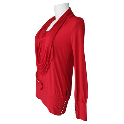 Armani Jeans Top Viscose in Red