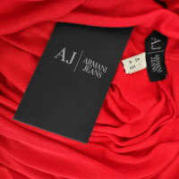 Armani Jeans Top en Viscose en Rouge
