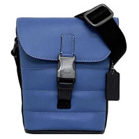 Coach Shoulder bag Leather in Blue