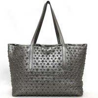 Jimmy Choo Tote bag Leather in Silvery