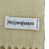 Yves Saint Laurent Schal/Tuch aus Wolle in Gold