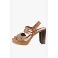 Marc Cain Sandals Leather in Brown