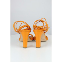 Loeffler Randall Sandalen aus Leder in Orange