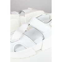 Mm6 Maison Margiela Sandals Leather in White