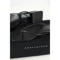 Dorateymur Sandals Leather in Black