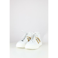 No. 21 Trainers Leather in White