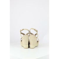 Paloma Barcelo Sandals Leather in Beige